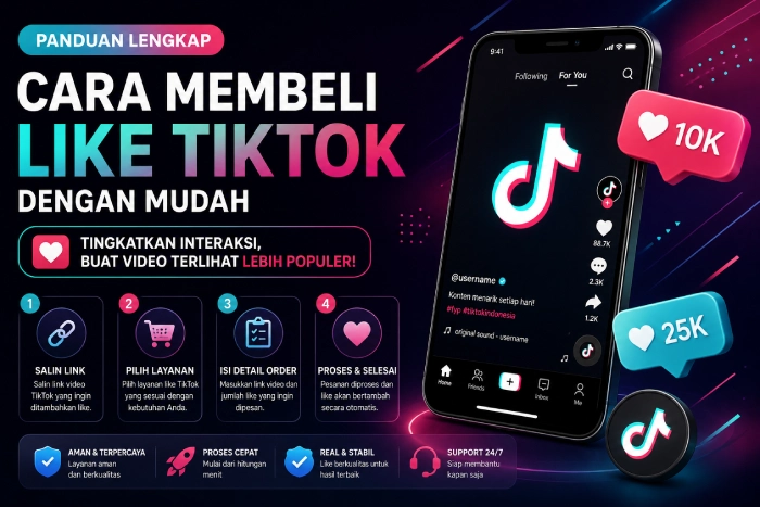 Cara Membeli Like TikTok dengan Mudah untuk Meningkatkan Interaksi Video