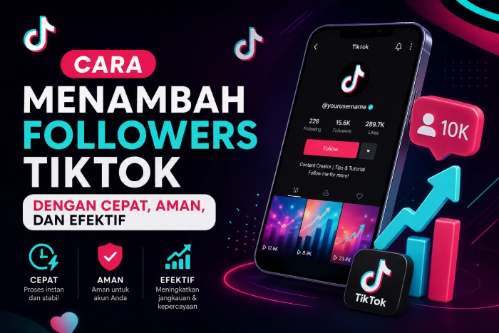 Cara Menambah Followers TikTok dengan Cepat, Aman, dan Efektif